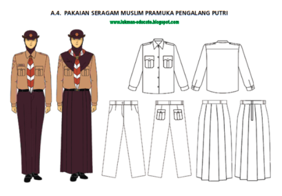 seragam harian muslim penggalang pi